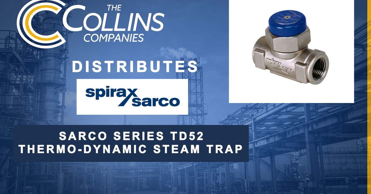 Spirax Sarco Thermo-Dynamic® 54531C, TD52 Steam Trap - The Collins ...