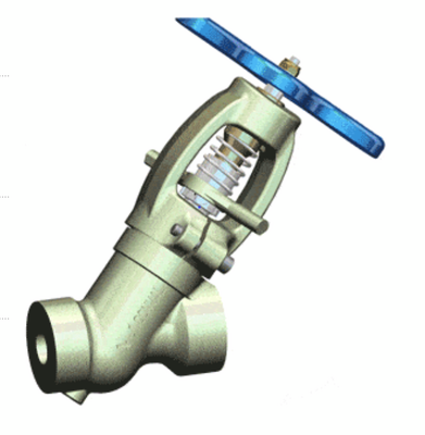y pattern globe valve