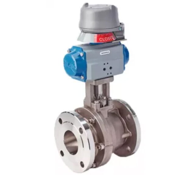 Jamesbury standard port flanged ball valve, series 7000 test